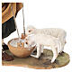 Sheperdess with lambs for terracotta Angela Tripi's Nativity Scene of 30 cm s4