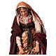 Pastorella con agnellini 30 cm Angela Tripi terracotta s2