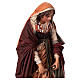 Pastorella con agnellini 30 cm Angela Tripi terracotta s6