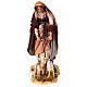 Shepherdess with little lambs 30 cm Angela Tripi terracotta s1