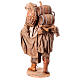 Man 30 cm with barrels on his back Angela Tripi terracotta s9