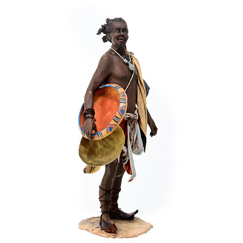 Moro con piatti 30 cm terracotta Angela Tripi 5