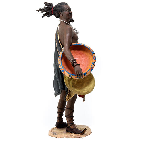 Moro con piatti 30 cm terracotta Angela Tripi 7