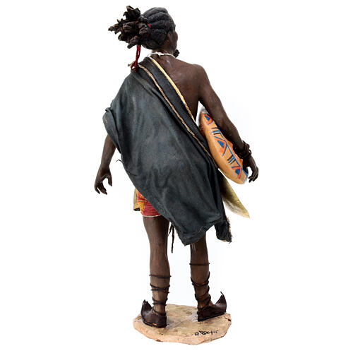 Moro con piatti 30 cm terracotta Angela Tripi 10