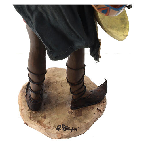 Moro con piatti 30 cm terracotta Angela Tripi 11