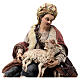Pastore seduto con pecora 30 cm terracotta Angela Tripi s2