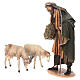 Shepherd with a sheep and goat for terracotta Angela Tripi's Nativity Scene of 30 cm s3