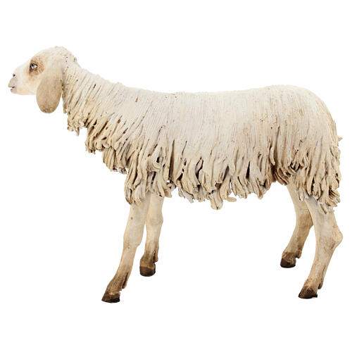 Pastor com ovelha e cabra para presépio de Angela Tripi com figuras de 30 cm 13