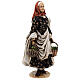 Elderly woman with baskets 30 cm Angela Tripi terracotta s6