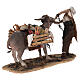 Shepherd pulling the donkey figure Angela Tripi terracotta 30 cm s7