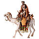Shepherd on a camel with woman offering him food for terracotta Angela Tripi's Nativity Scene of 30 cm s5