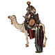 Shepherd on a camel with woman offering him food for terracotta Angela Tripi's Nativity Scene of 30 cm s4