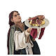 Cammello pastore donna che offre cibo 30 cm Angela Tripi s2