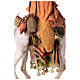 Camelo com pastor e mulher oferecendo comida 30 cm Angela Tripi terracota s16