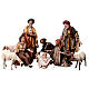 Geburt Christi mit Heiligen Königen und Tierfiguren, Set 9-teilig, für 30 cm Krippe von Angela Tripi, Terrakotta s1