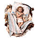 Natividad con Reyes Magos y animales 9 figuras 30 cm Tripi s3