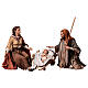 Nativity scene set with Magi and animals 9 characters 30 cm Tripi s2