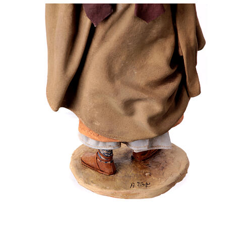 Frau mit Zicklein – Krippenfigur für eine 30 cm Figuren-Serie von Angela Tripi 8