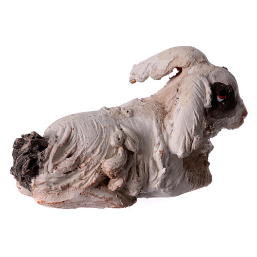 Kaninchen – Krippentier aus Terrakotta für 18 cm Figuren-Serie von Angela Tripi 5