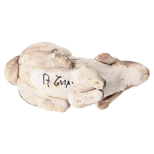 Kaninchen – Krippentier aus Terrakotta für 18 cm Figuren-Serie von Angela Tripi 5