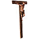 Robber with beard on the cross, terracotta, Angela Tripi's Nativity Scene of 30 cm s7