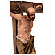 Robber with beard on the cross, terracotta, Angela Tripi's Nativity Scene of 30 cm s8