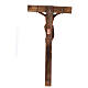 Robber with beard on the cross, terracotta, Angela Tripi's Nativity Scene of 30 cm s11