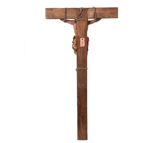 Robber on the cross, terracotta, Angela Tripi's Nativity Scene of 30 cm 11