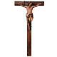 Robber on the cross, terracotta, Angela Tripi's Nativity Scene of 30 cm s1