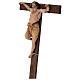 Robber on the cross, terracotta, Angela Tripi's Nativity Scene of 30 cm s10