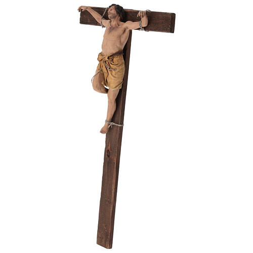 Złodziej na krzyżu, terakota, 30 cm Angela Tripi 4