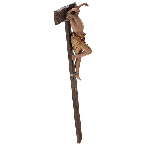 Złodziej na krzyżu, terakota, 30 cm Angela Tripi 11