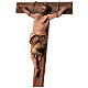 Thief on cross in terracotta 30 cm Angela Tripi s6