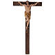 Thief on cross in terracotta 30 cm Angela Tripi s1