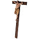 Thief on cross in terracotta 30 cm Angela Tripi s4