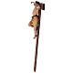 Thief on cross in terracotta 30 cm Angela Tripi s6
