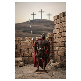 Roman soldier with spear 30 cm Angela Tripi