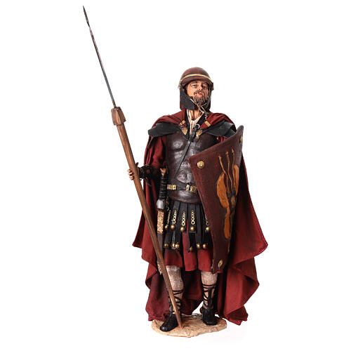 Roman soldier with spear 30 cm Angela Tripi 1