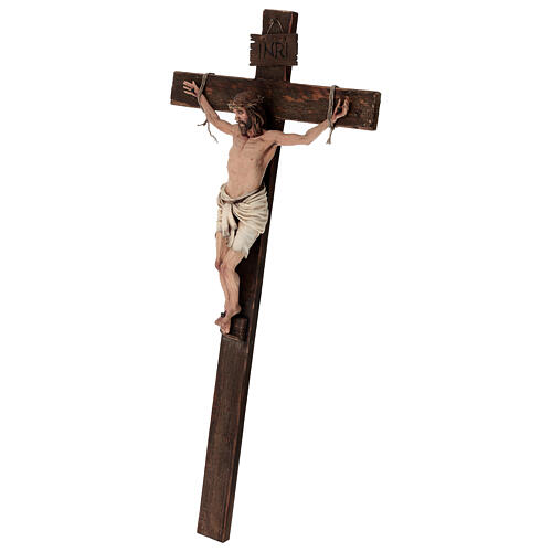 Gekreuzigter Christus – Kruzifix 70 × 33 cm aus Terrakotta von Angela Tripi 3
