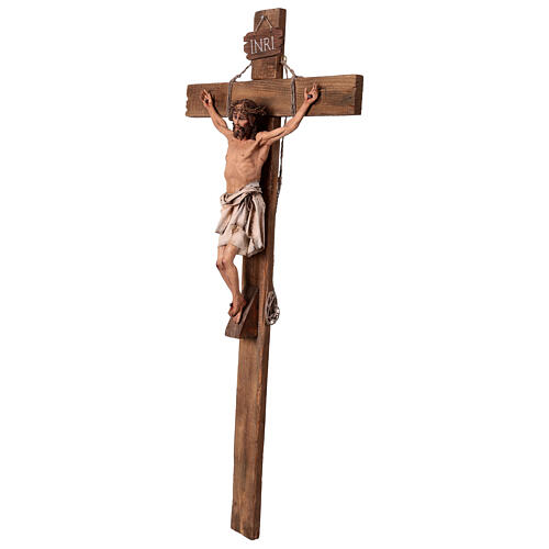 Crucifix, 70x30 cm, terracotta, Angela Tripi's Nativity Scene of 30 cm 4