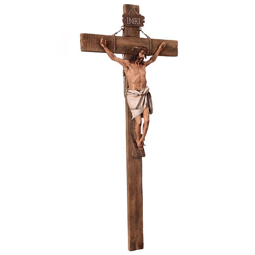 Crucifix, 70x30 cm, terracotta, Angela Tripi's Nativity Scene of 30 cm 7