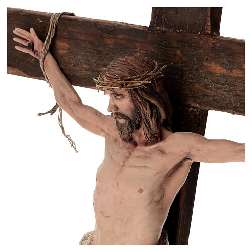 Crucifix 70x30 cm terre cuite Angela Tripi 2