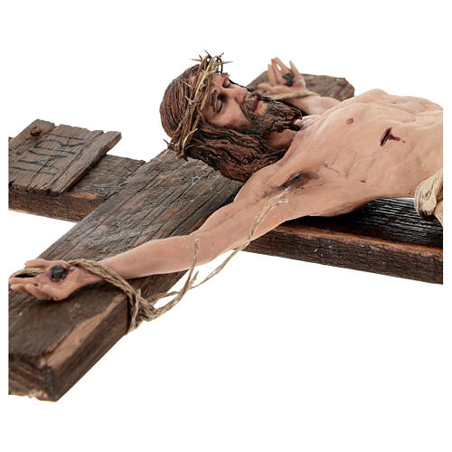 Crocefisso 70x30 cm terracotta Angela Tripi 6