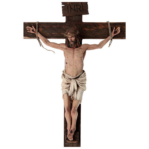Terracotta crucifix 70x30 cm Angela Tripi 7