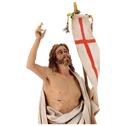 Auferstandener Christus – Terrakottafigur für eine 30 cm Figuren-Serie von Angela Tripi 6