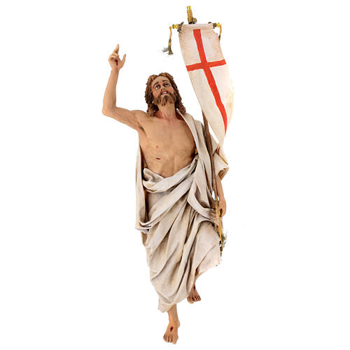 Auferstandener Christus – Terrakottafigur für eine 30 cm Figuren-Serie von Angela Tripi 10