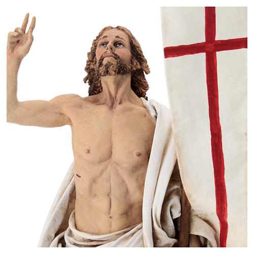 Jesús resucitado Angela Tripi terracota 30 cm 4