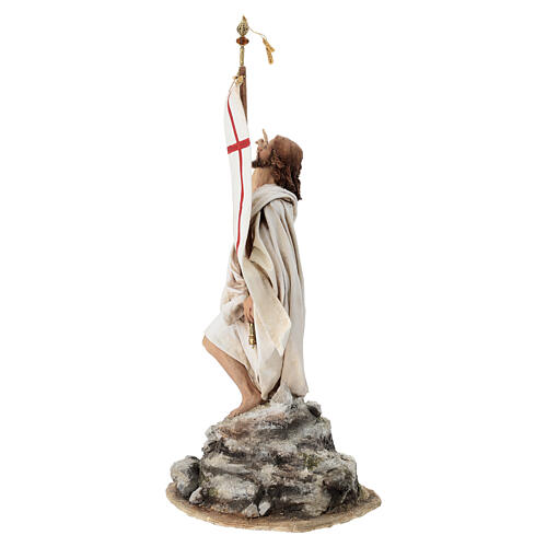 Jesús resucitado Angela Tripi terracota 30 cm 8