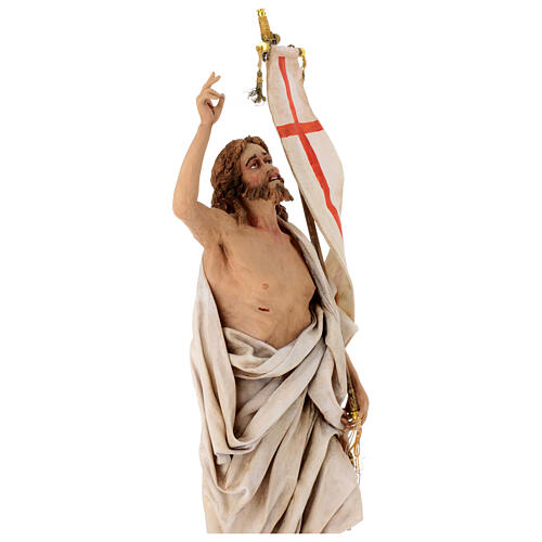 Gesù risorto Angela Tripi terracotta 30 cm 8