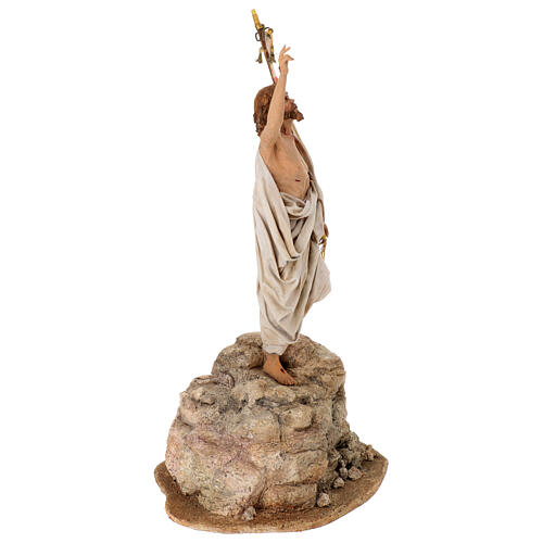 Gesù risorto Angela Tripi terracotta 30 cm 11